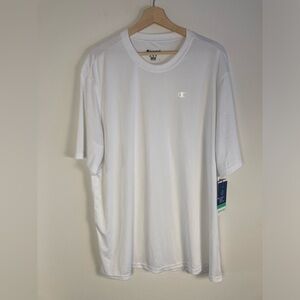 Champion Men's White T-Shirt Quick Dry Sport T 2XL NWT